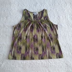 Liz Claiborne Brushstroke Tank Top